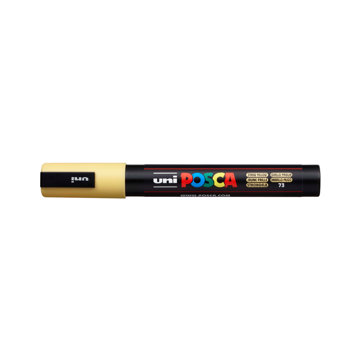 Posca PC-5M akrilni marker, 1,8 – 2,5 mm, slamnato žuta (73)
