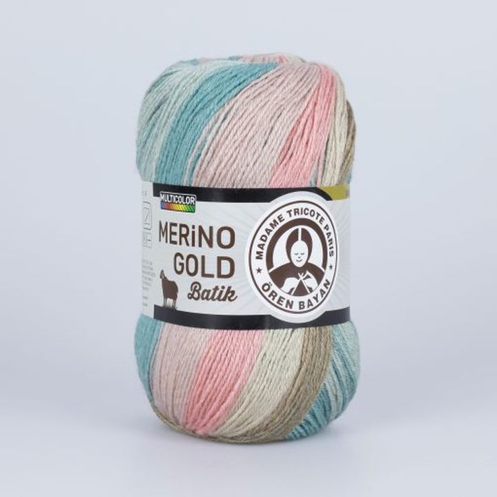 Predivo za pletenje Madame Tricote Paris Merino Gold Batik 100 g - izaberi boju — slika 8