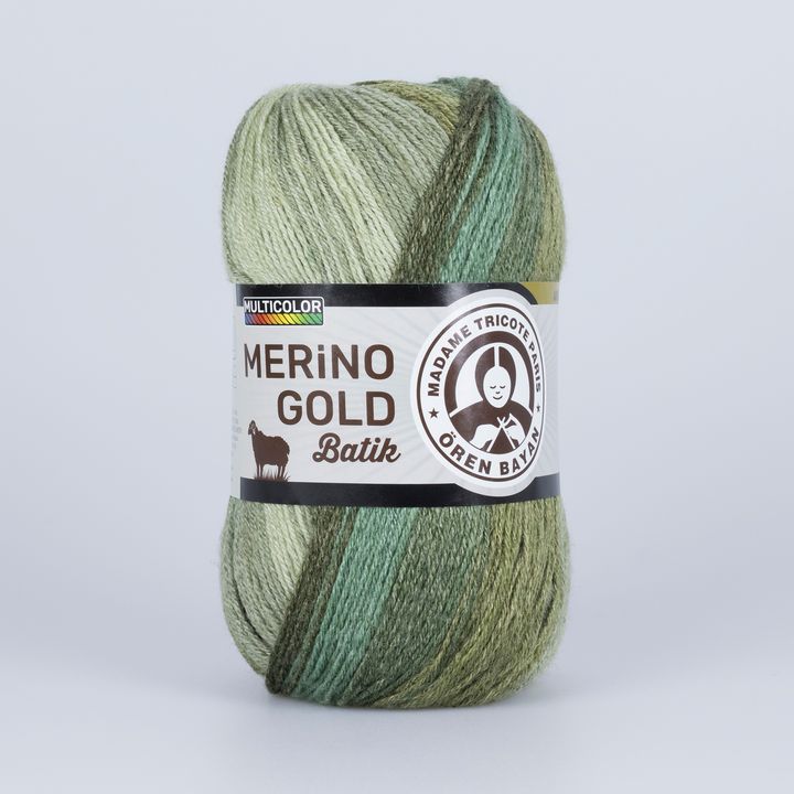 Predivo za pletenje Madame Tricote Paris Merino Gold Batik 100 g - izaberi boju — slika 9