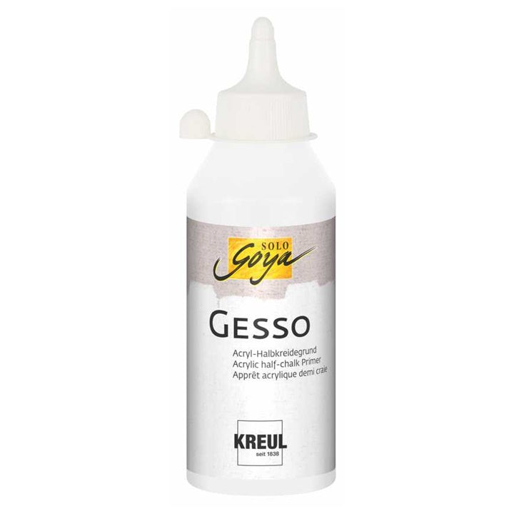 Premaz za primiranje Solo Goya Gesso bijeli - KREUL - razne zapremine — slika 2
