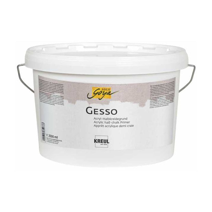 Premaz za primiranje Solo Goya Gesso bijeli - KREUL - razne zapremine — slika 4