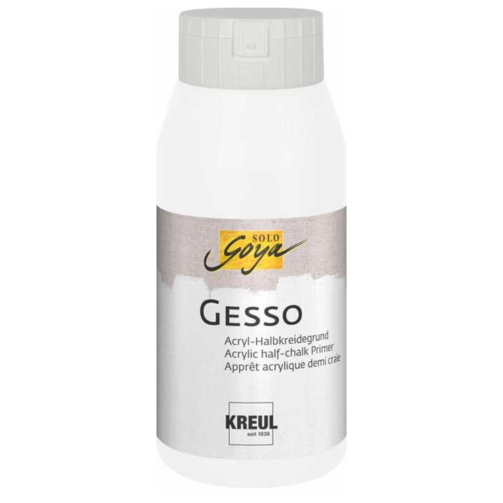 Premaz za primiranje Solo Goya Gesso bijeli - KREUL - razne zapremine — slika 3
