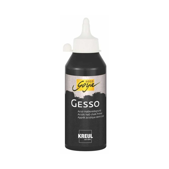Premaz za primiranje Solo Goya Gesso crni - KREUL - razne zapremine — slika 2