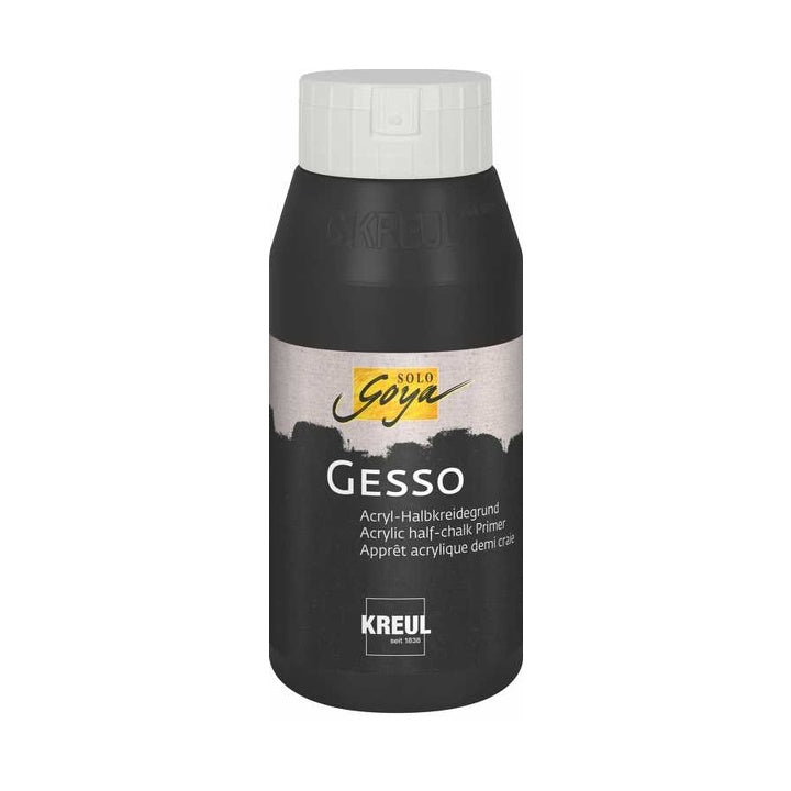 Premaz za primiranje Solo Goya Gesso crni - KREUL - razne zapremine — slika 3