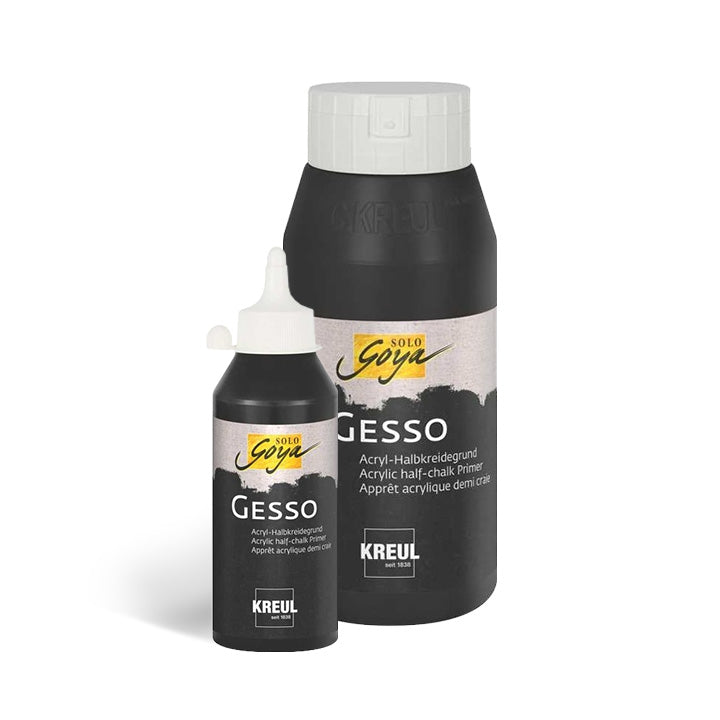 Premaz za primiranje Solo Goya Gesso crni - KREUL - razne zapremine — slika 1