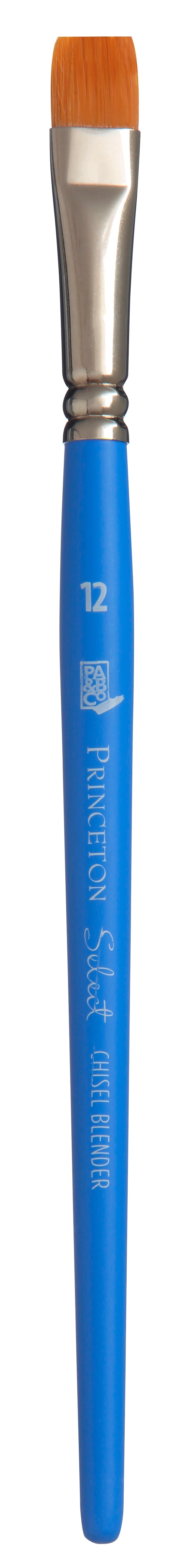 Ravni umjetnički kist PRINCETON Select Chisel Blender s kratkom drškom – 12