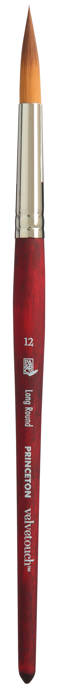 PRINCETON Velvetouch univerzalni okrugli kist Long Round s kratkom drškom – 12