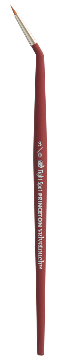 PRINCETON Velvetouch univerzalni kist Angled Spotter veličina 3/0