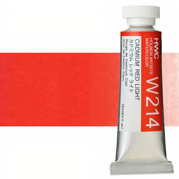 Profesionalne vodene boje Holbein Artists 15 ml – cadmium crvena svijetla