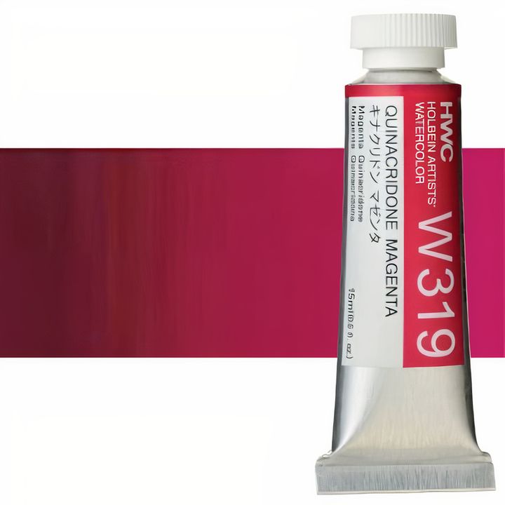 Profesionalne vodene boje Holbein Artists 15 ml – kinakridon magenta