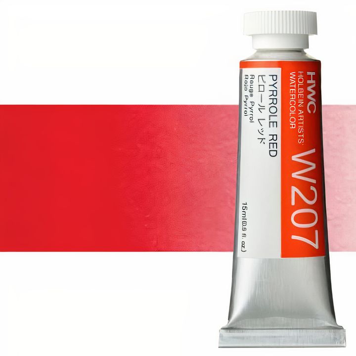 Profesionalne vodene boje Holbein Artists 15 ml – pirol crvena
