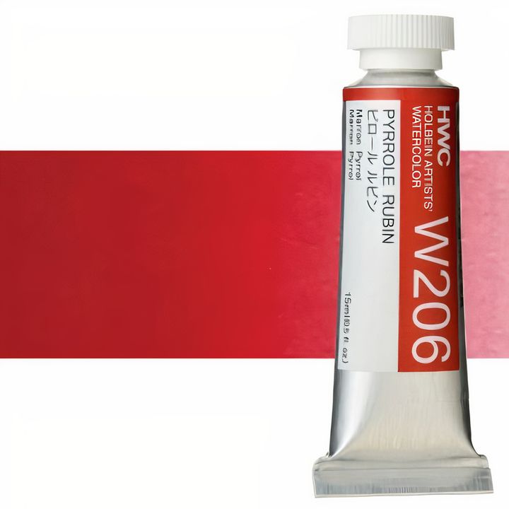 Profesionalne vodene boje Holbein Artists 15 ml – pirol rubin