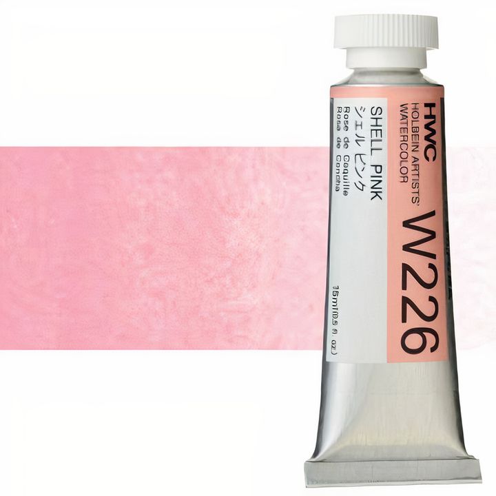 Profesionalne vodene boje Holbein Artists 15 ml – shell ružičasta