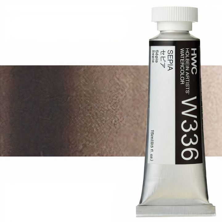 Profesionalne vodene boje Holbein Artists 15 ml – sepia