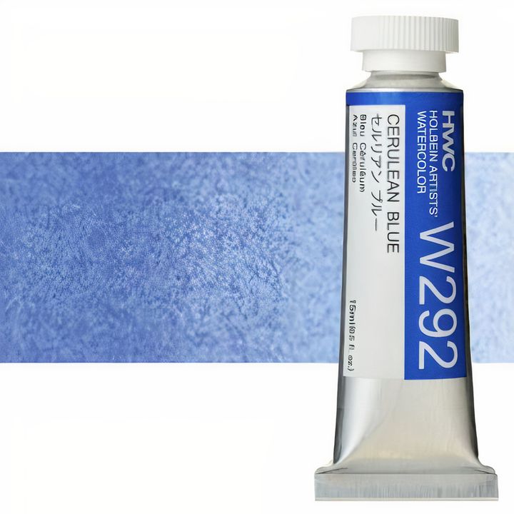 Profesionalne vodene boje Holbein Artists 15 ml – azurno plava