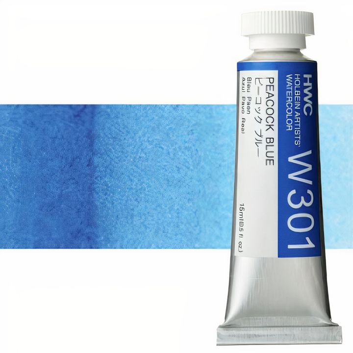 Profesionalne vodene boje Holbein Artists 15 ml – peacock plava