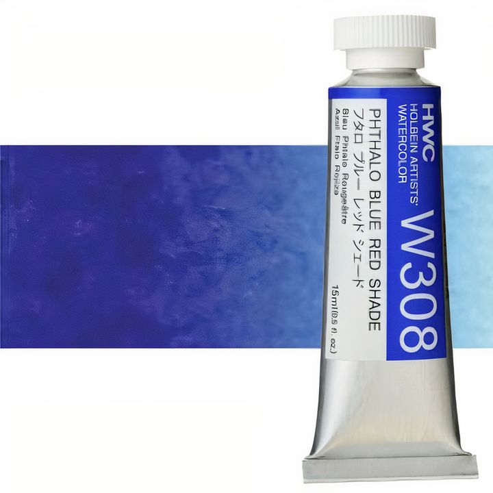 Profesionalne vodene boje Holbein Artists 15 ml – phthalo plavo-crvena
