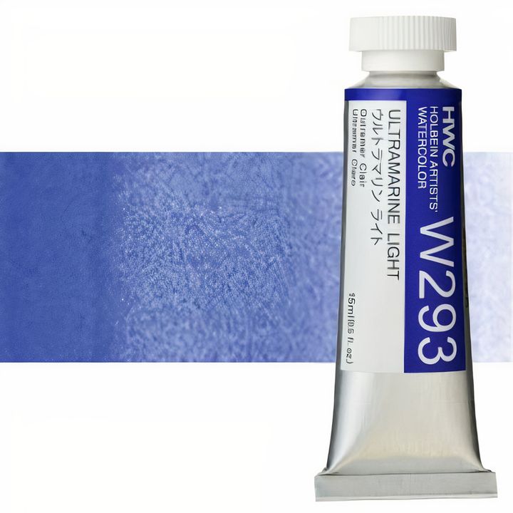 Profesionalne vodene boje Holbein Artists 15 ml – svijetlo ultramarin