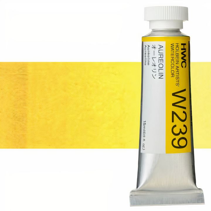 Profesionalne vodene boje Holbein Artists 15 ml – aureolin