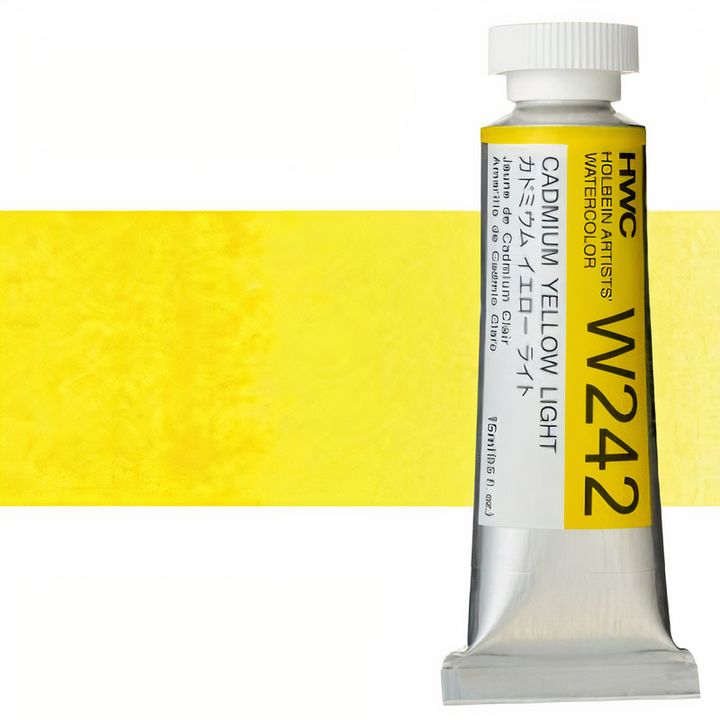 Profesionalne vodene boje Holbein Artists 15 ml – Cadmium svijetlo žuta