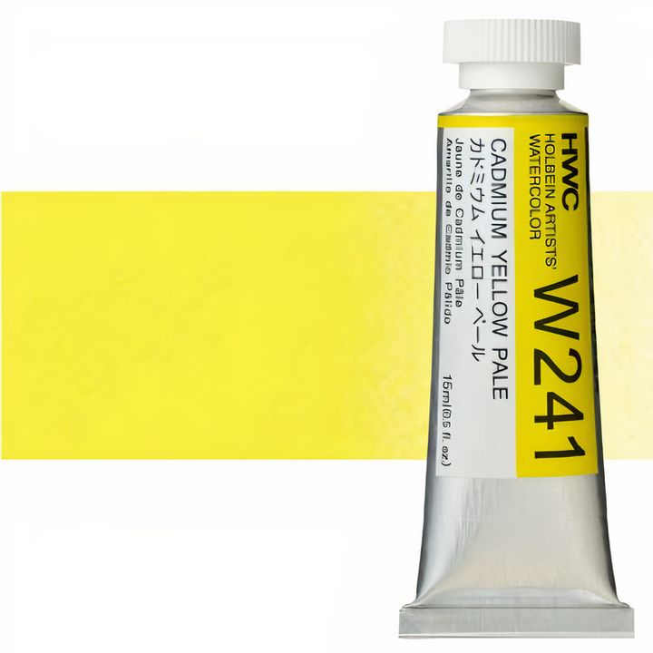 Profesionalne vodene boje Holbein Artists 15 ml – cadmium žuta blijeda