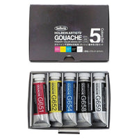 Profesionalne gvaš boje Holbein Artists - osnovni set 5 x 15 ml — slika 1