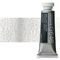 Profesionalne gvaš boje Holbein Artists 15 ml – briljantno srebrna