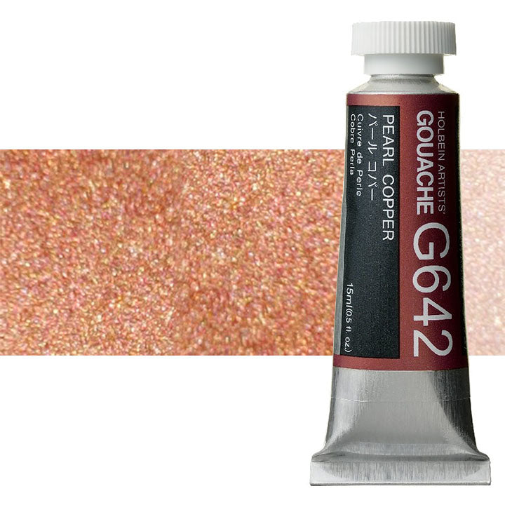 Profesionalne gvaš boje Holbein Artists 15 ml – biserno bakrena