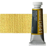 Profesionalne gvaš boje Holbein Artists 15 ml – biserno zlatna