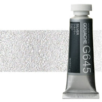 Profesionalne gvaš boje Holbein Artists 15 ml – srebrna