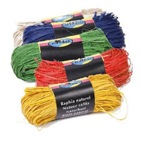 Raffia natural 50gr - izaberite boju — slika 2