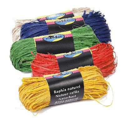 Raffia natural 50gr - izaberite boju — slika 2