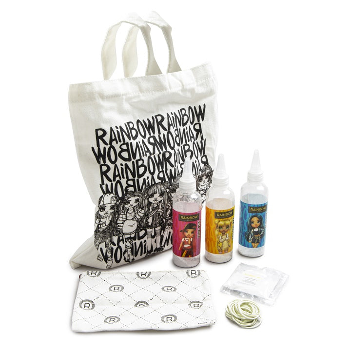 RAINBOW HIGH batik set s platnenom torbom — slika 3