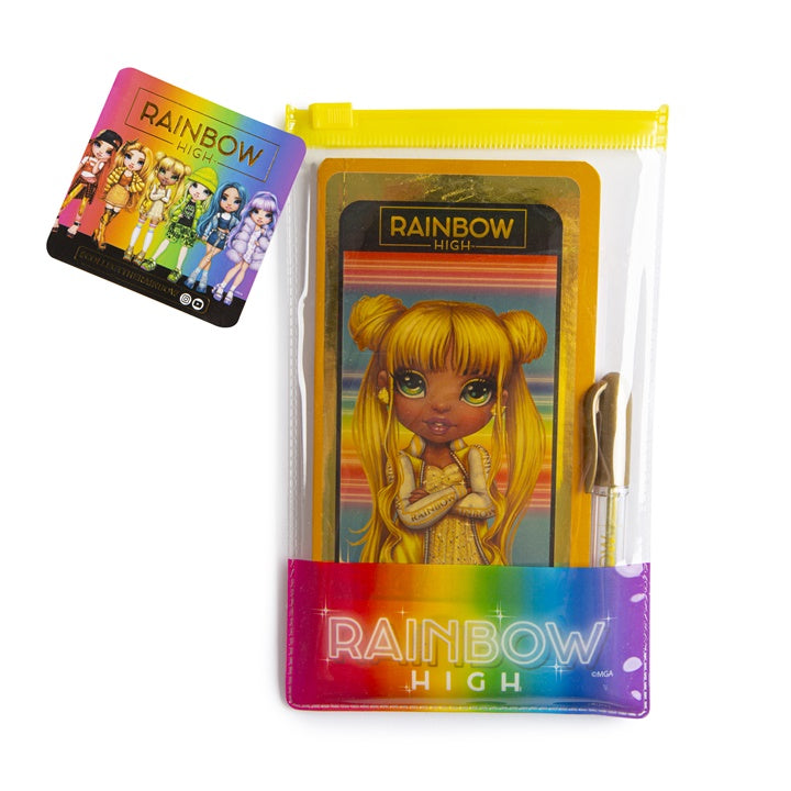 RAINBOW HIGH notes u obliku telefona s olovkom — slika 1