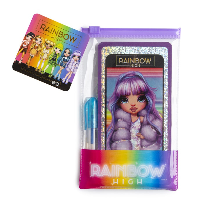 RAINBOW HIGH notes u obliku telefona s olovkom — slika 4