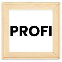 PROFI drveni ram za slikarsko platno visokog kvaliteta, dostupan u različitim dimenzijama za profesionalne umjetnike.