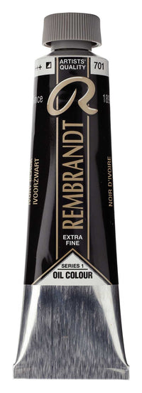 Uljana boja Rembrandt 40 ml - izaberite nijansu – Ivory Black