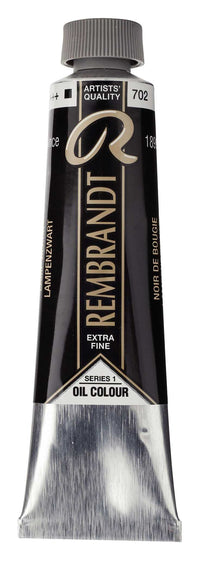 Uljana boja Rembrandt 40 ml - izaberite nijansu – Lamp Black