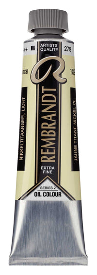 Uljana boja Rembrandt 40 ml - izaberite nijansu – Nickel Titanium Yellow Light