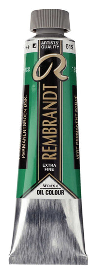 Uljana boja Rembrandt 40 ml - izaberite nijansu – Permanent Green Deep