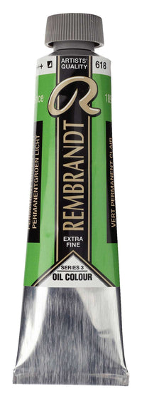 Uljana boja Rembrandt 40 ml - izaberite nijansu – Permanent Green Light