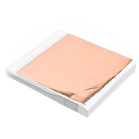 Rose gold metalik zlatni listići za pozlatu 14 x 13 cm 100 listova — slika 1