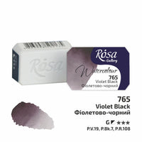 Akvarelne boje Rosa Gallery posuda 2,5 ml – Violet Black panvička