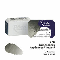 Akvarelne boje Rosa Gallery posuda 2,5 ml – Carbon Black panvička