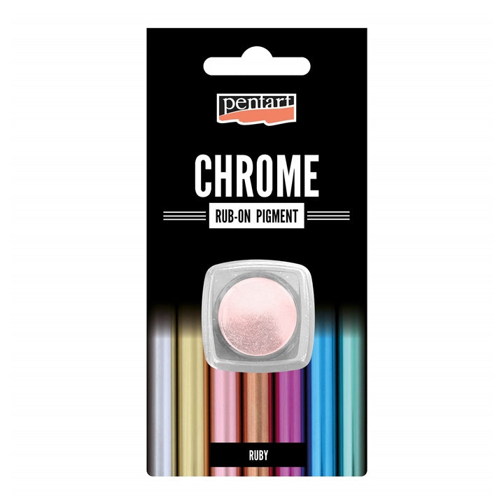 Rub-on krom prašak Pentart 0.5 g - izaberi boju — slika 4