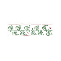 Šablona XL Twig leaves 22x67 cm