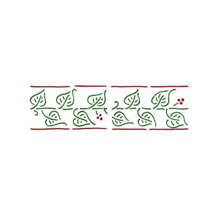 Šablona XL Twig leaves 22x67 cm