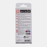 Sakura Pigma Micron 01 tehnička pera 0,25 mm set 6 boja