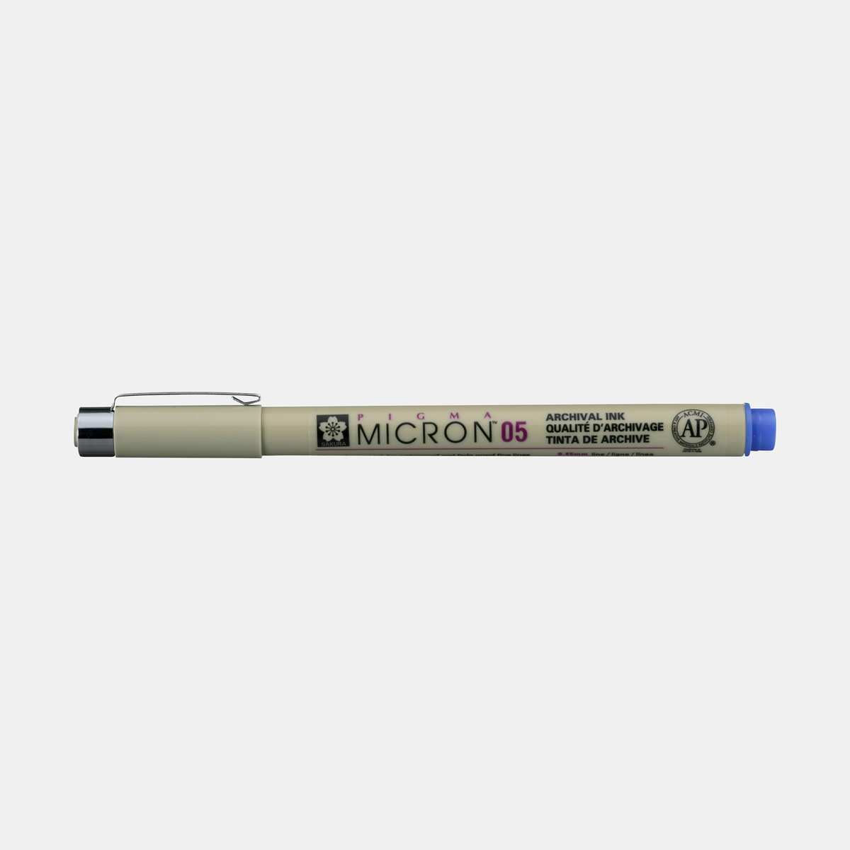 Sakura Pigma Micron 05 fineliner 0,45 mm – set od 6 boja – Plava
