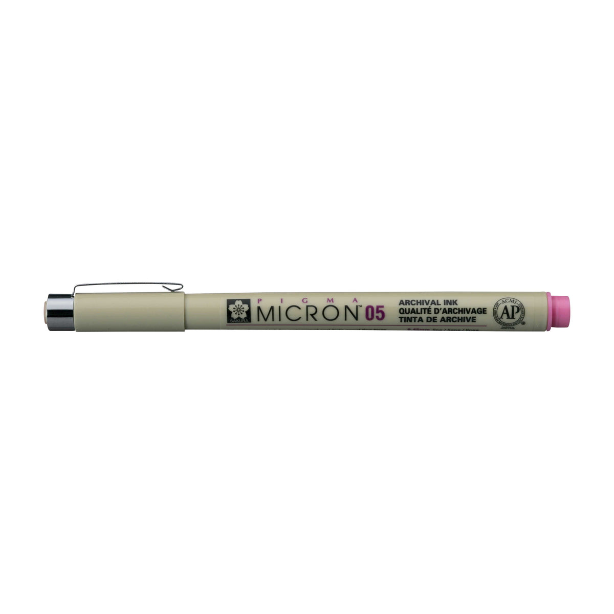Sakura Pigma Micron 05 fineliner 0,45 mm – set od 6 boja – Ružičasta